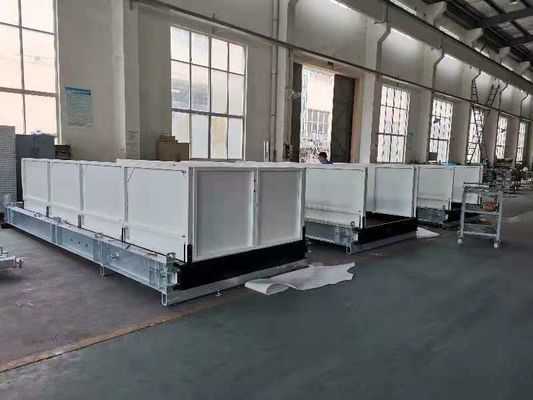 इपॉक्सी पेंट 5000kg सामग्री घुमावदार लोडिंग प्लेटफार्म स्टील Q355B
