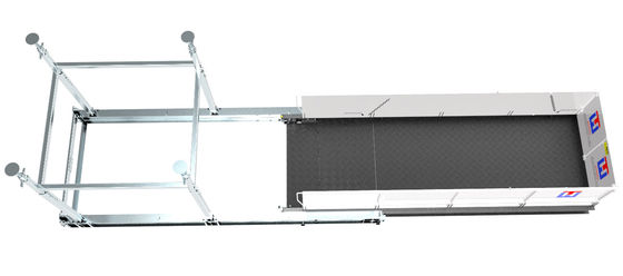 सामग्री उठाने के लिए इपॉक्सी पेंट 3.2-मीटर retractable लोडिंग प्लेटफॉर्म