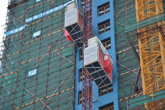 SC300/300 3 टन निर्माण सामग्री उठानेवाला प्वाइंट Q345B स्टील
