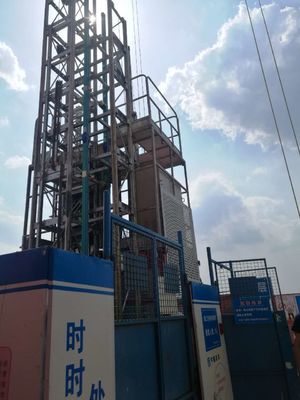 SC200/200G शाफ्ट लिफ्ट भवन लिफ्ट गर्म जस्ती सामग्री के साथ भवन निर्माण लिफ्ट अंदर इकट्ठा
