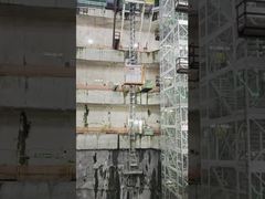 सिंगापुर में सुरंग परियोजनाओं के लिए टॉप डाउन बिल्डर होइस्ट